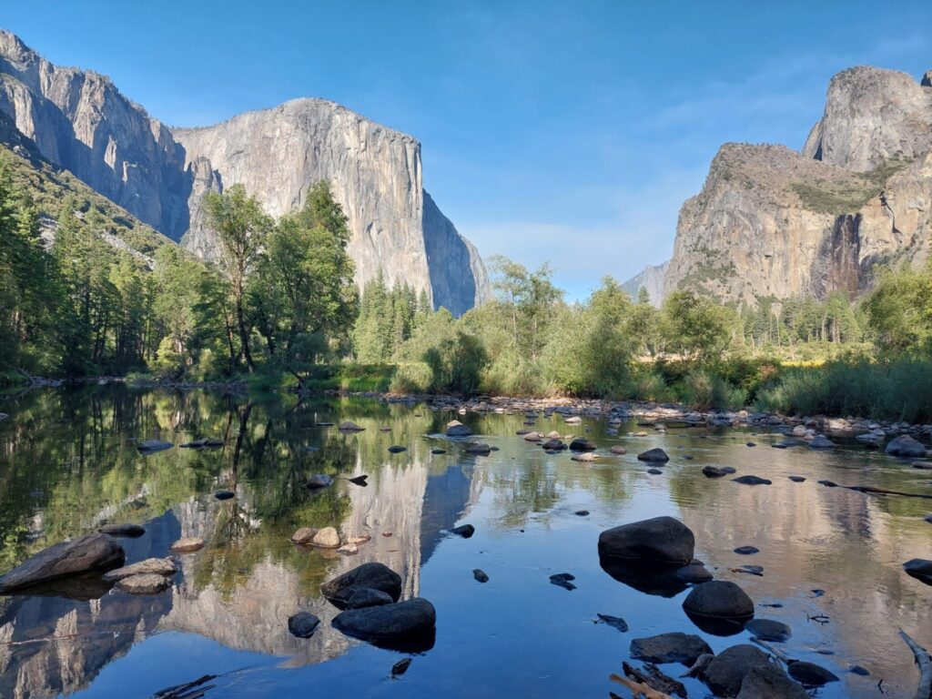 Yosemite national park reflection