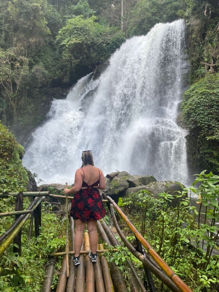 National park waterfall