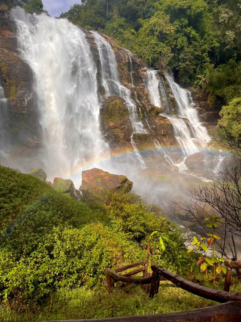 National park waterfall